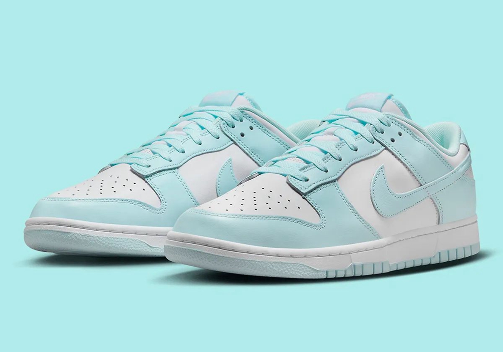 Nike,Dunk Low,Glacier Blue  提前为夏天做准备！新配色 Dunk Low 太清爽了！