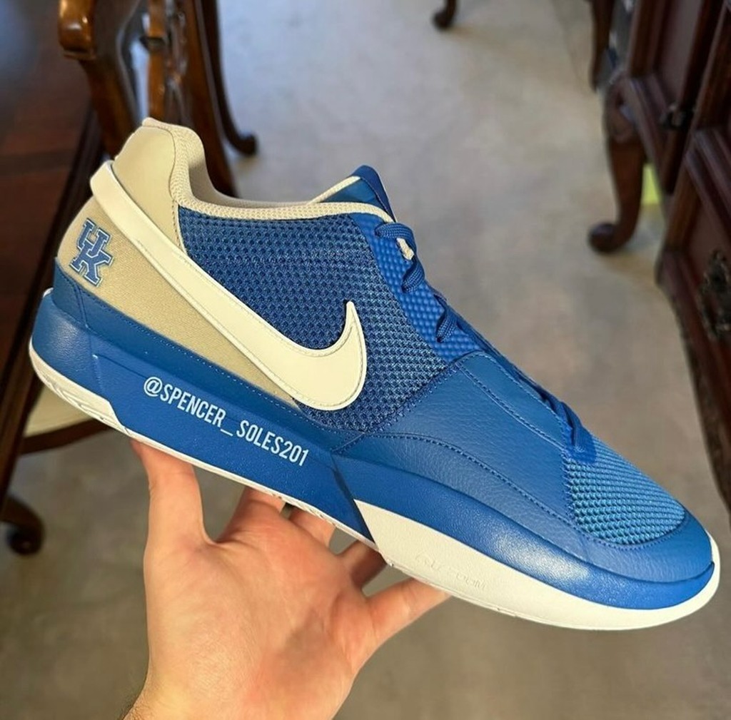 Nike,JA1,肯塔基大学  稀有度拉满！肯塔基大学 Nike JA1 实物曝光！