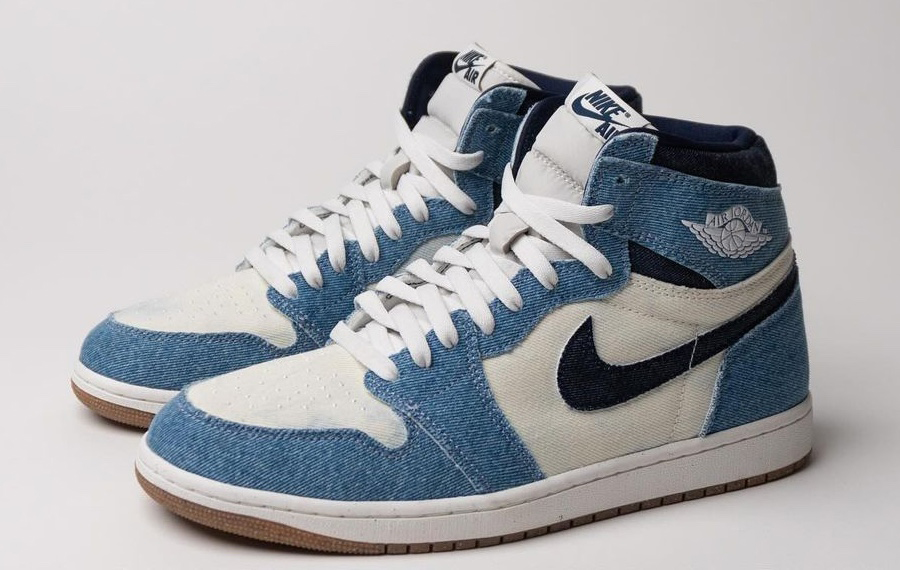 Air Jordan 1 High OG,Denim,FQ2  「牛仔」AJ1 最新实物曝光！质感真少见！