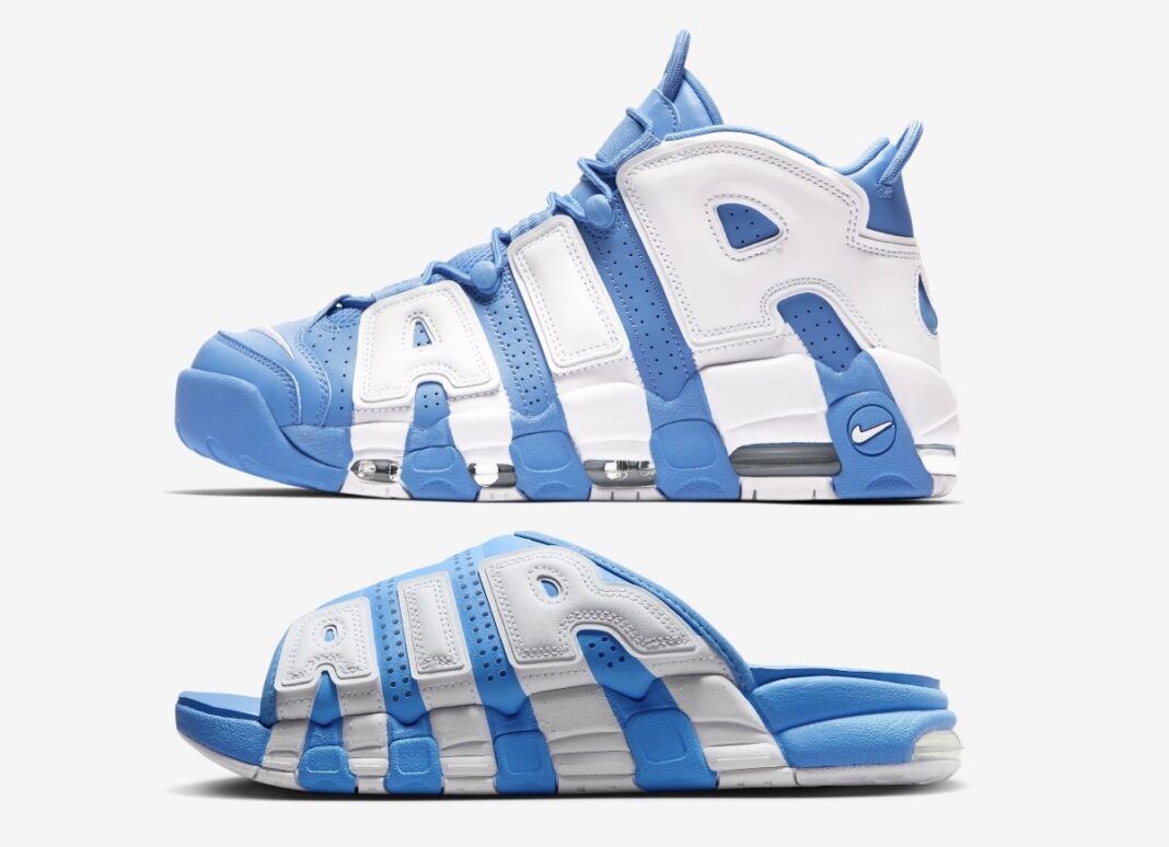 Nike Air More Uptempo Slide,FD  大 AIR 拖鞋又来了！这次的配色是...