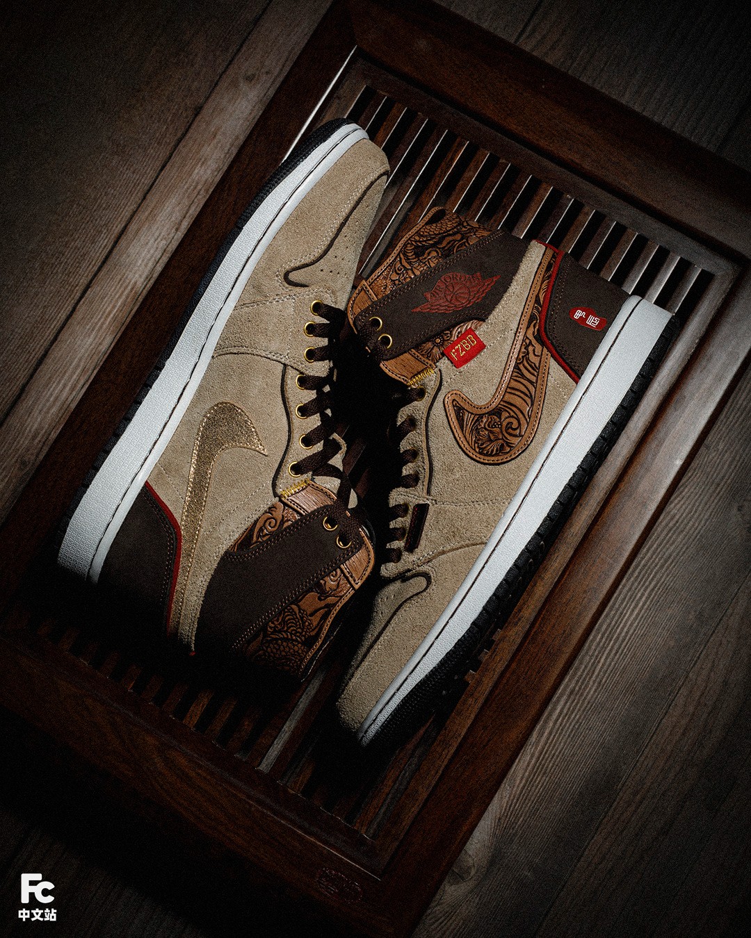 龙年,CNY,定制,Air Force 1,Air Jord  全网首发！奢华顶配「CNY 球鞋套装」开箱揭秘！细节居然这么多！