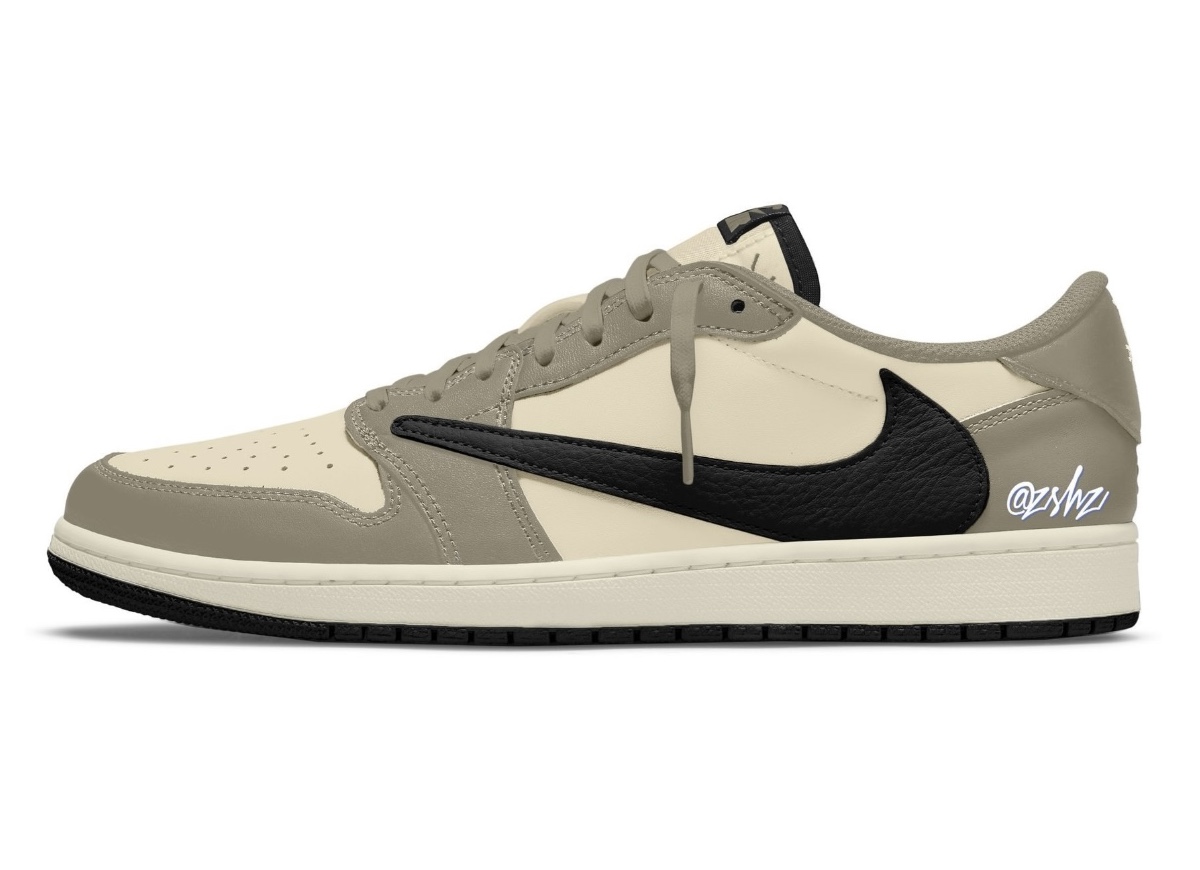 Travis Scott,Air Jordan 1 Low  TS x AJ1 再曝新配色！已经分不清了！