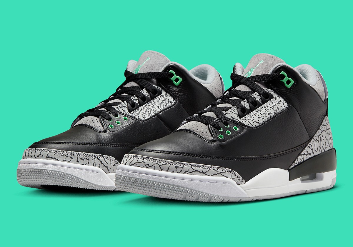 Air Jordan 3,Green Glow,CT8532  平替黑水泥！「小蒂芙尼」AJ3 下月登场！