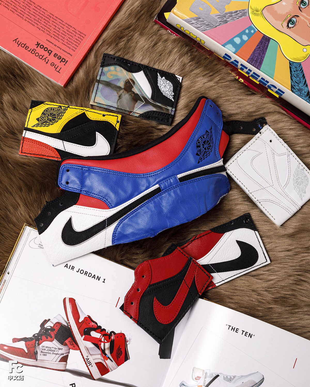 AJ1,Air Jordan 1,球鞋定制  把球鞋做成钱包，你还是第一次见吧？