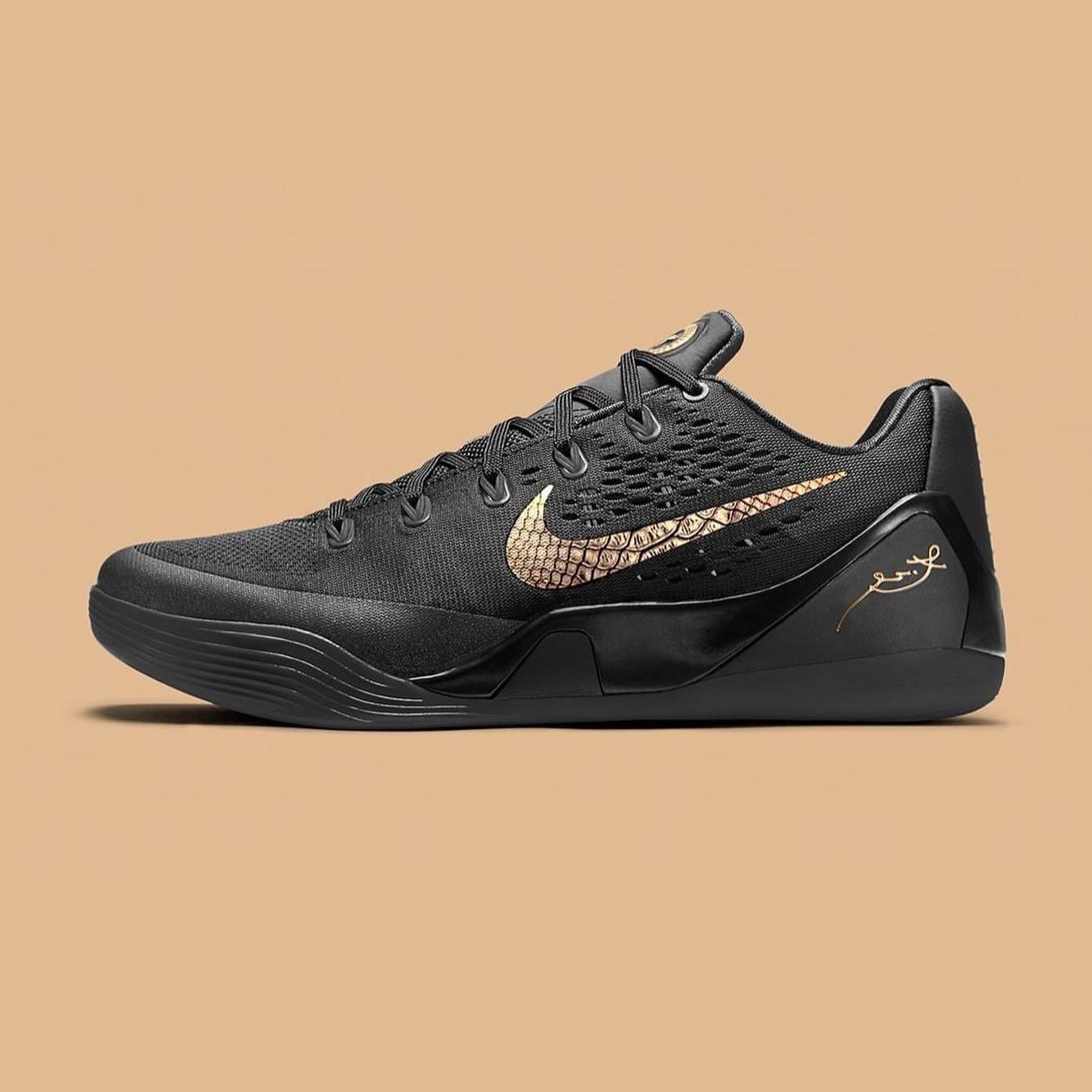 FZ7333-001,Kobe 9 EM,Mambacita  终于来了！都在等的「黑金 Kobe」日期确定！颜值新巅峰了！