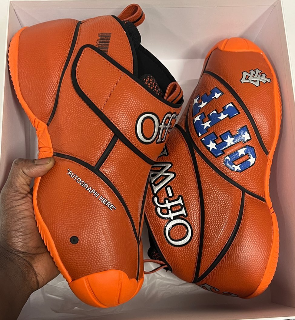 OFF-WHITE,The Baller   「显眼包」的最爱！OFF-WHITE 篮球鞋看傻了...
