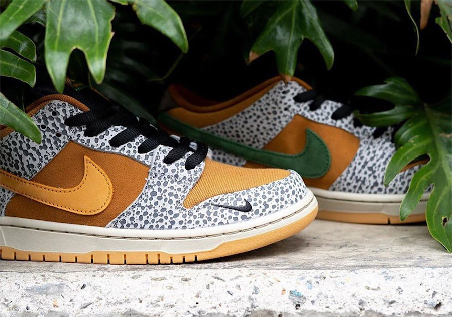 Nike SB,Dunk Low,Safari,FZ1233  次次不便宜！「石斑纹」Dunk SB 又来了！