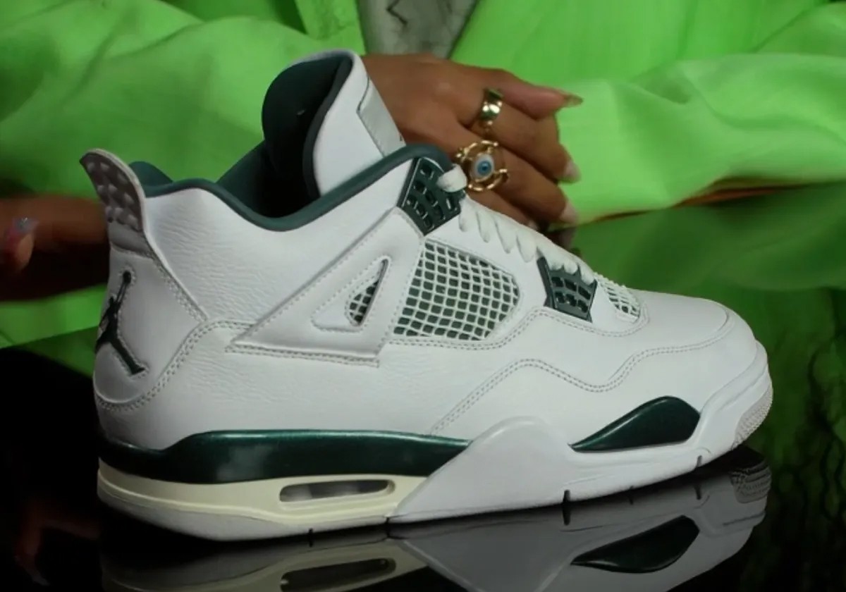 AJ4,Oxidized Green,FQ8138-103,  Nike SB x AJ4 最佳平替！白绿 AJ4 日期更新！
