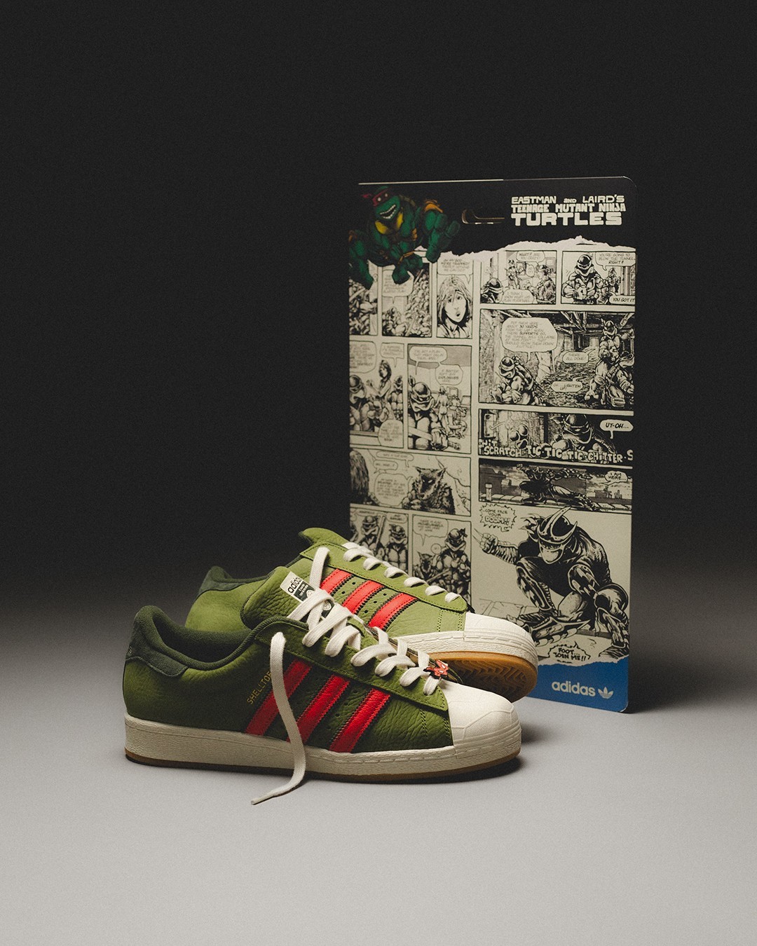 TMNT,adidas Originals,Supersta  「忍者神龟」贝壳头还有隐藏配色？！居然是猛男最爱的…