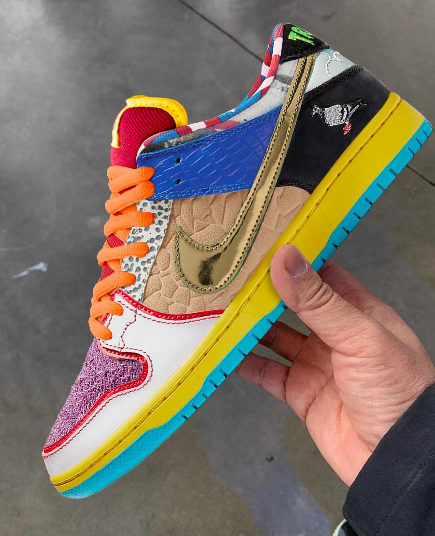 定制,Dunk SB,What The,Nike  从没见过的「What The」Dunk SB 泄露！有点帅啊！