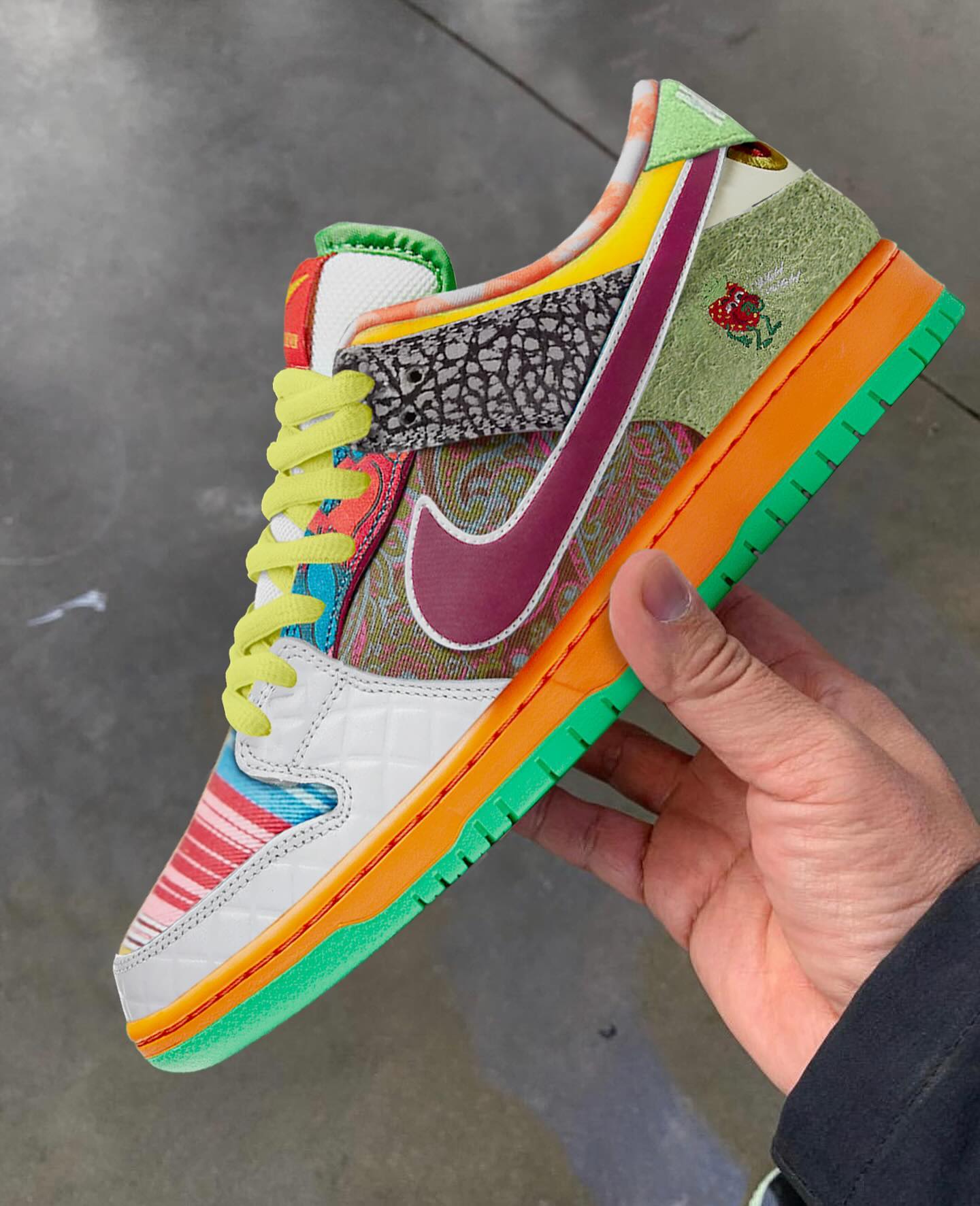 定制,Dunk SB,What The,Nike  从没见过的「What The」Dunk SB 泄露！有点帅啊！