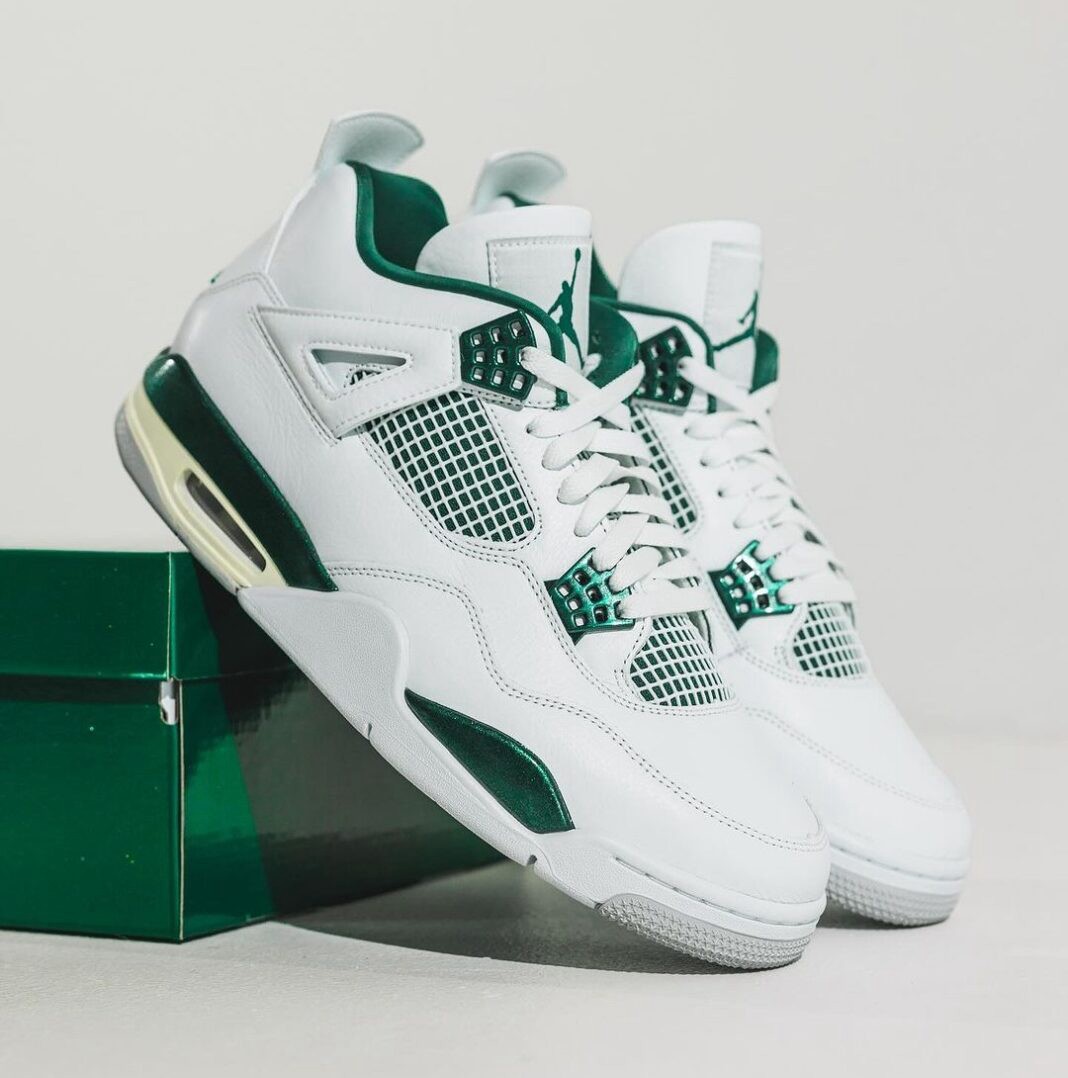 Air Jordan 4,Oxidized Green,FQ  SB 联名最佳平替！白绿 AJ4 日期更新！