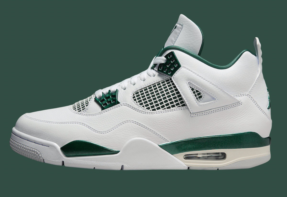 Air Jordan 4,AJ4,Oxidized Gree   SB 联名最佳平替！白绿 AJ4 官图曝光！