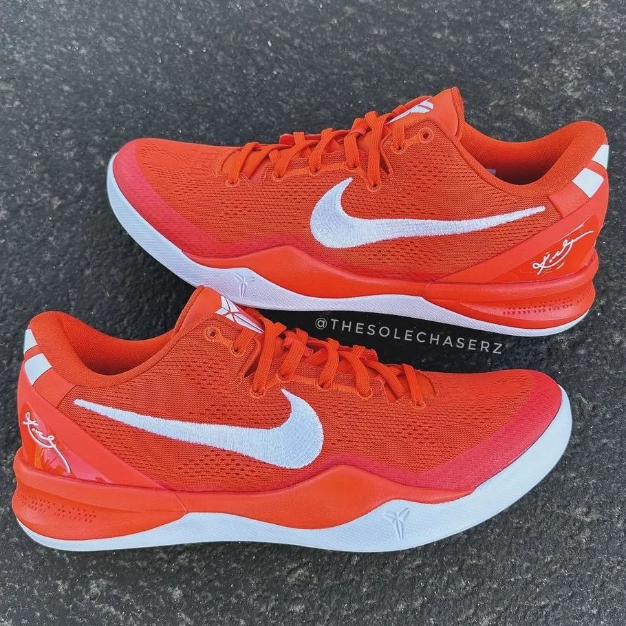 Nike,Kobe 8 Protro,Orange/Whit  Kobe 8 新配色泄露！原价入手有戏了！