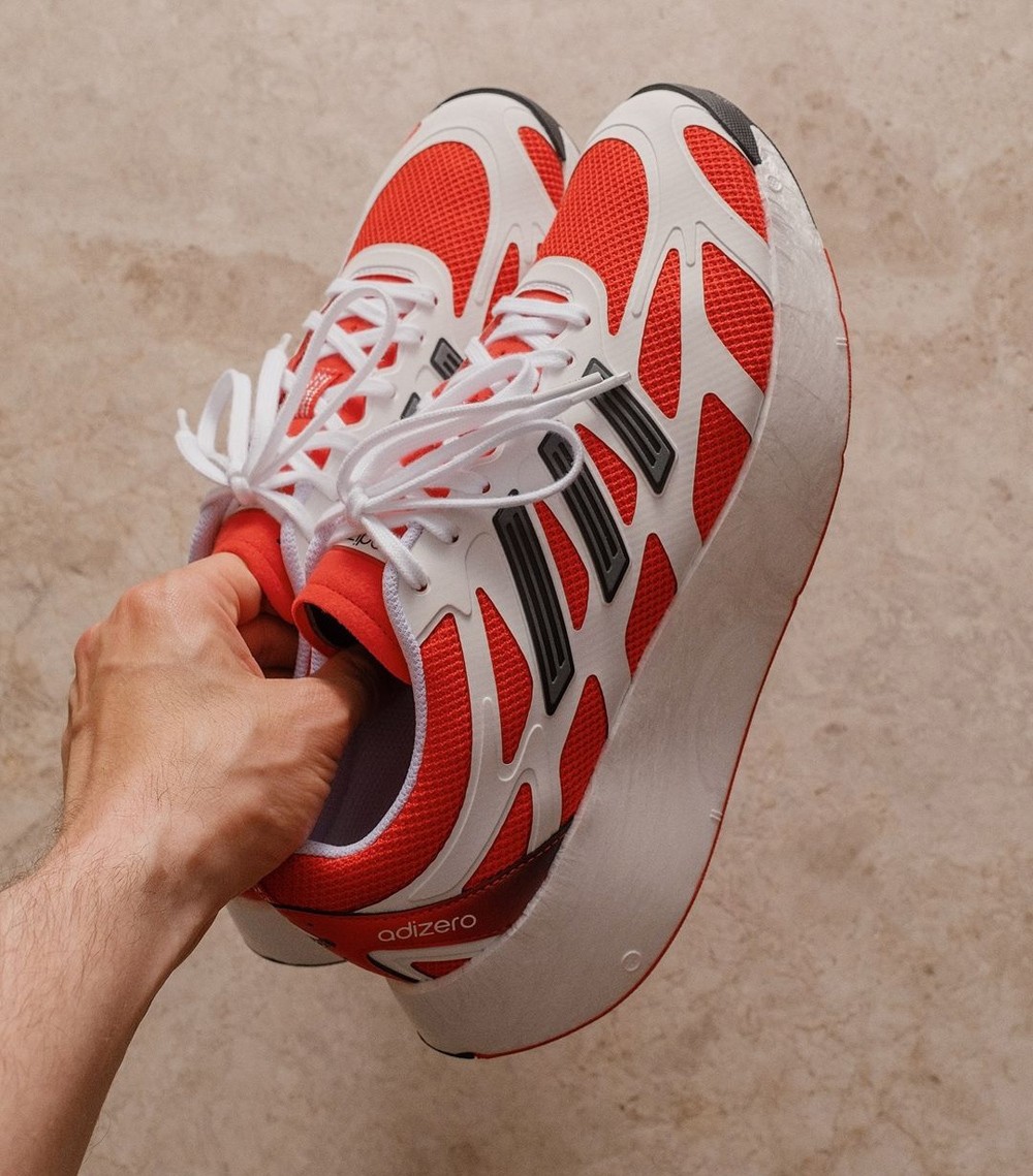 adidas,Adizero,Aruku,Swirlfoam  最新阿迪「厚底跑鞋」实物泄露！会火吗？