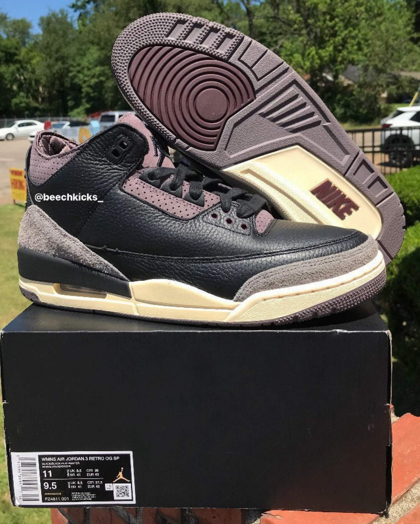 AMM,A Ma Maniére,Air Jordan 3,  AMM x AJ3 有新消息了！特殊鞋盒头一次见！