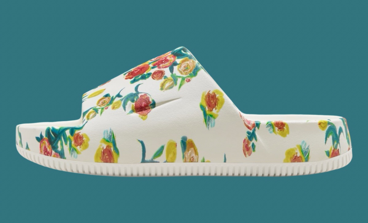 HF1069-100,Floral,Calm Slide,N  Nike「花卉」拖鞋要来了！这配色给几分？