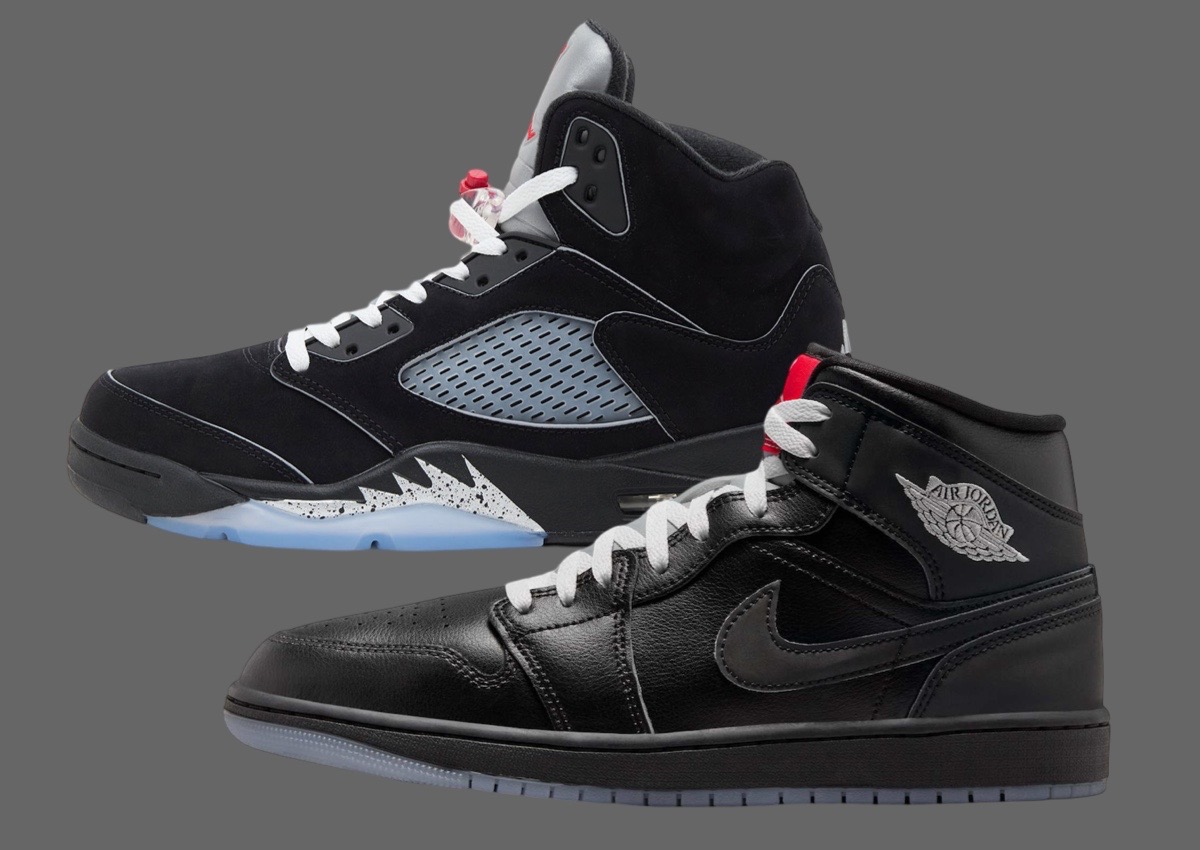 AJ,Air Jordan 1 Mid,Black Meta  Jordan 整新活儿！全新「黑银」AJ 给几分？