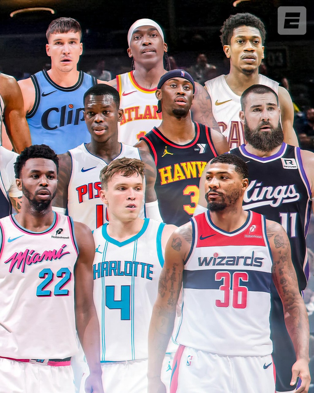 NBA,詹姆斯,德罗赞,东契奇,库里,UA,Nike,Air  NBA 上脚合集！史上最疯狂交易周，结束了……