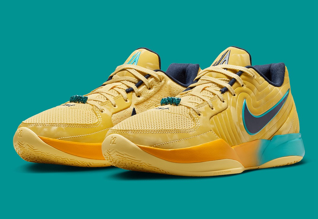 Nike,JA2,Sonic,FD7327-700  新配色 JA2 悄悄登场！还是超音速主题！