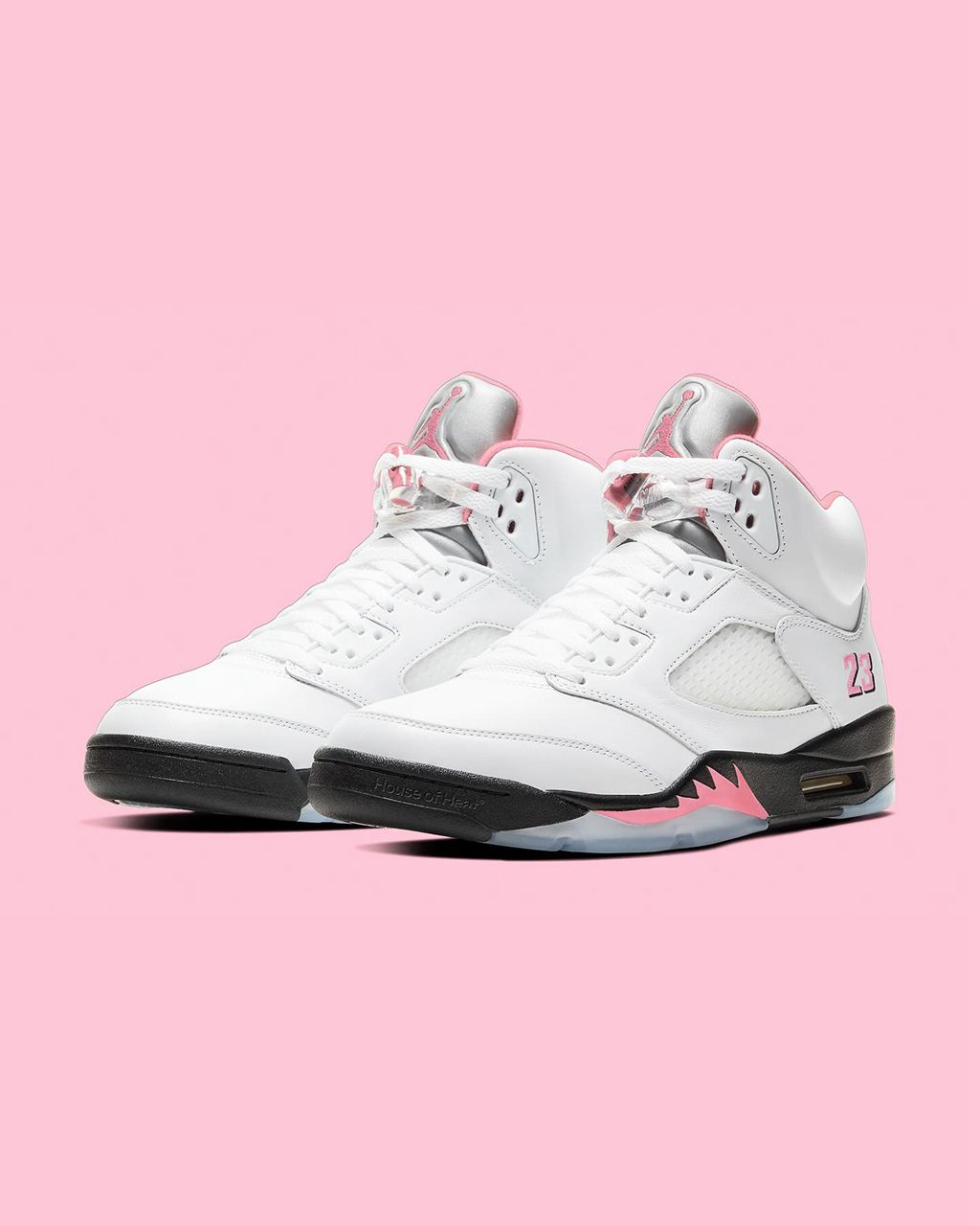 Air Jordan 5,Medium Soft Pink  粉色流川枫！这双 AJ5 颜值不低！