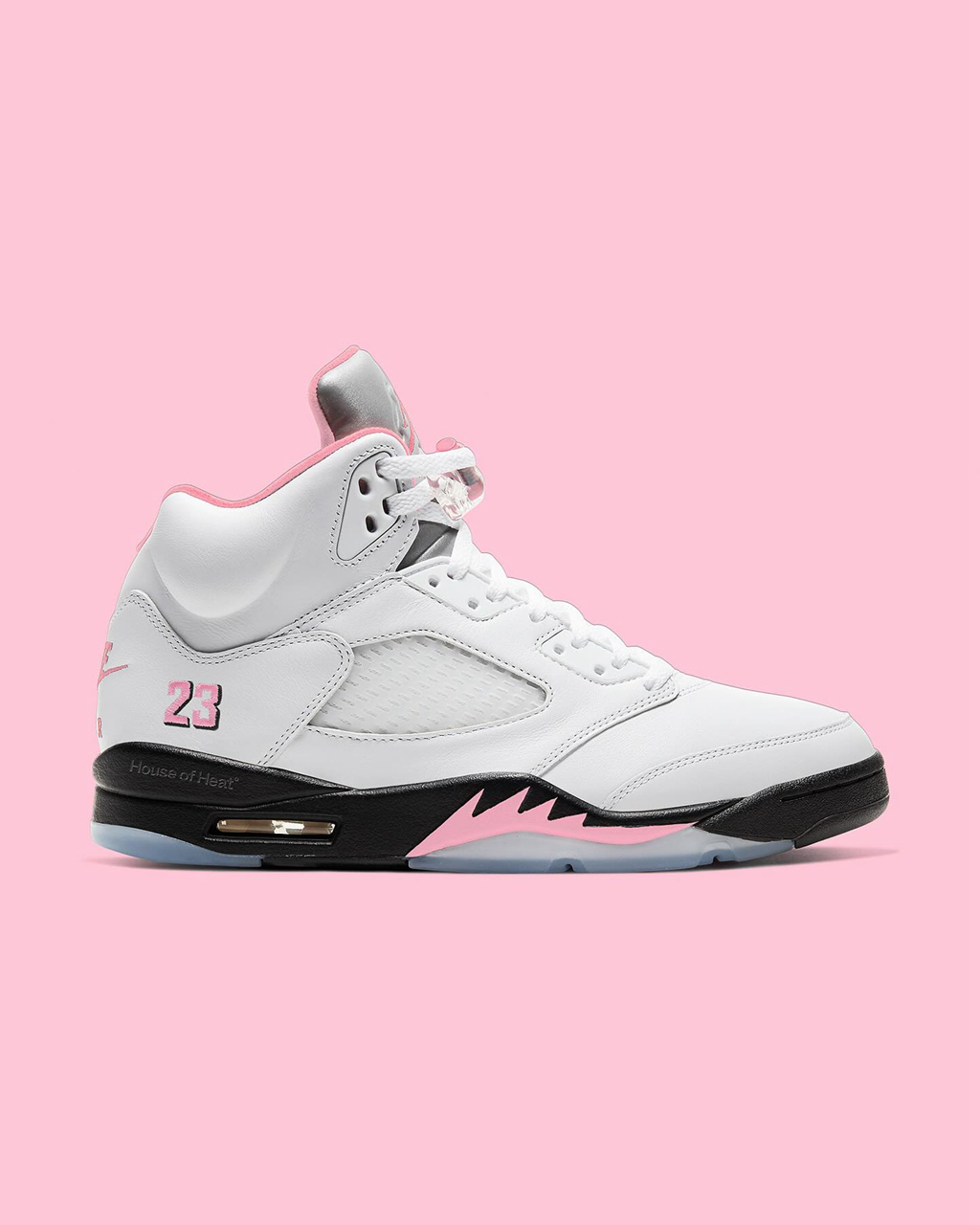Air Jordan 5,Medium Soft Pink  粉色流川枫！这双 AJ5 颜值不低！