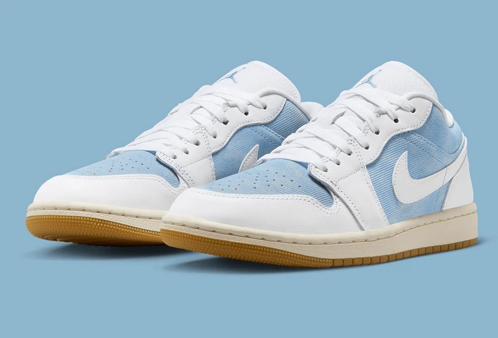 Air Jordan 1 Low,HQ2004-400  鞋盒很特别！丹宁 AJ1 官图来了！