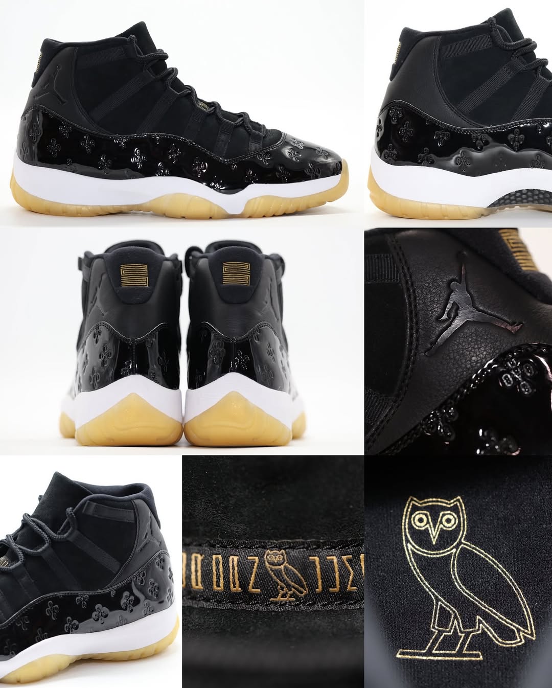 AJ11,Air Jordan 11,Drake,OVO  超稀有 OVO x AJ11 曝光！报价太离谱！