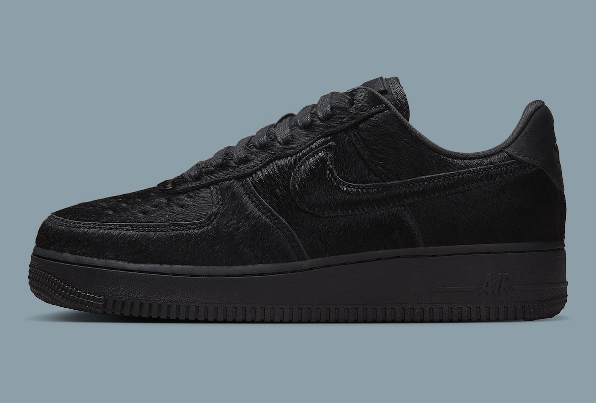 Nike,Air Force 1 Low,Black Pon  独特马毛材质！奢华版 AF1 如何？