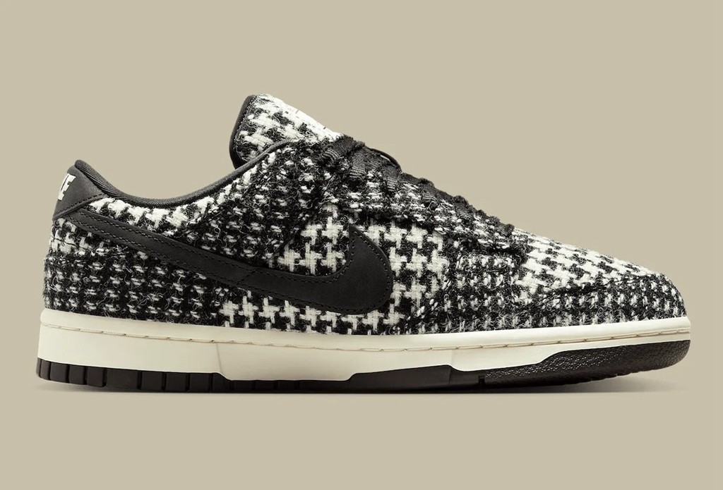 Harris Tweed,Nike,Dunk Low,HQ5  新联名 Dunk Low 来了！这质感真不错！