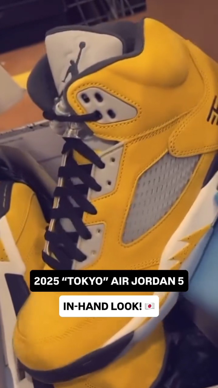 AJ,Air Jordan 5,Tokyo,IO3372-7  天价「东京」AJ5 最新实物！日期提前！