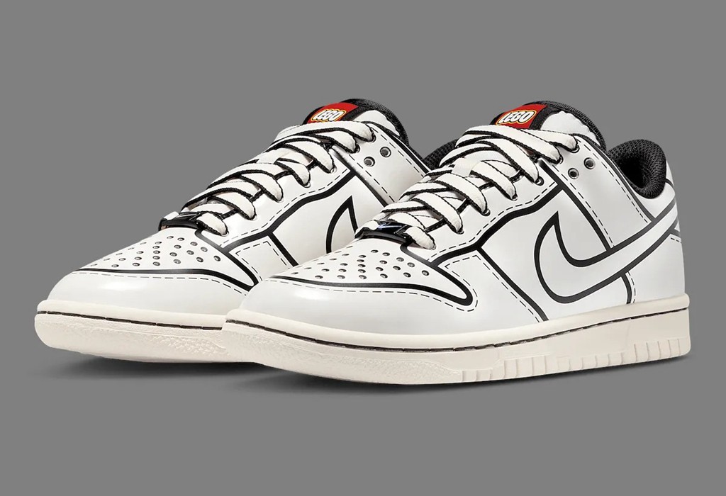 LEGO,Nike,Dunk Low,IF2117-100  熟悉的二次元风！LEGO x Nike 官图来了！