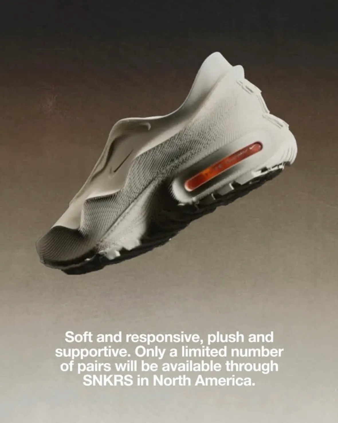 Nike,Air Max 1000,HV0234-100  可能不好抢！Nike「3D 打印」鞋最新消息！