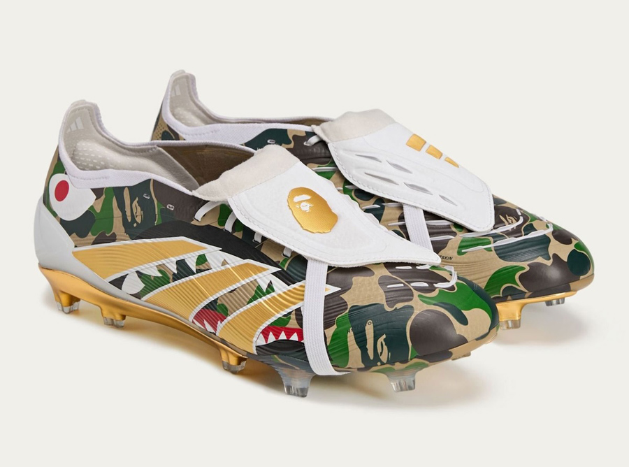 adidas,BAPE,猎鹰,Predator Elite  两款旗舰鞋型！BAPE x adidas 最新联名曝光！
