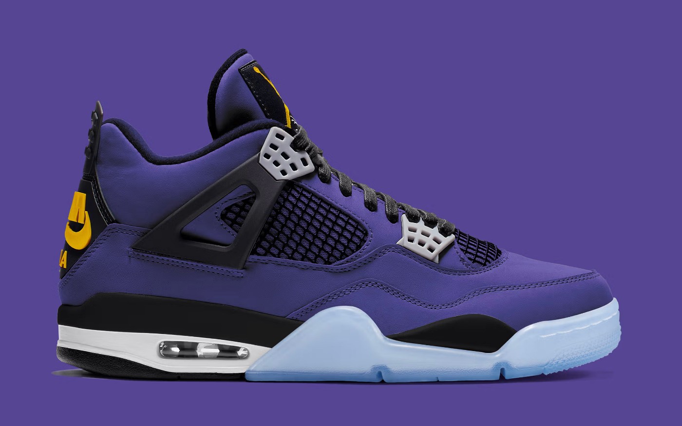 Air Jordan 4,AJ4,湖人,Lakers,FV5  看完更想要了！「湖人 AJ4」实物首次曝光，你打几分？