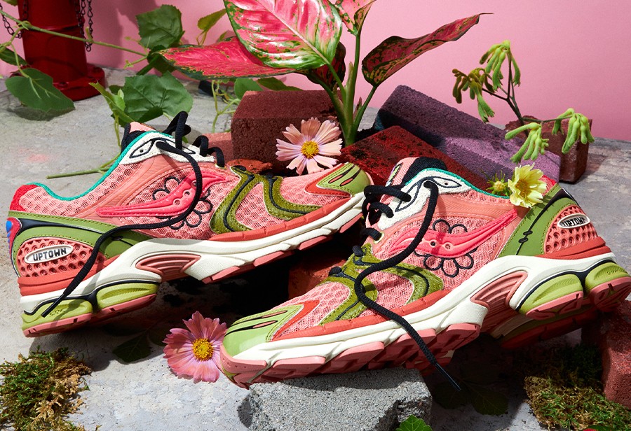 Saucony,索康尼,Jae Tips,Flowers G  讨喜花卉主题！Jae Tips x Saucony 全新联名刚刚登场！