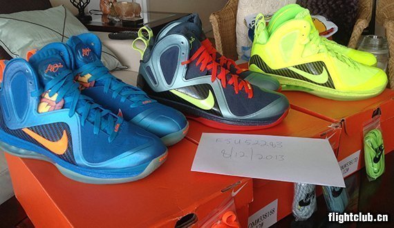 sample  LeBron 9 SAMPLE版球鞋 eBay 现身