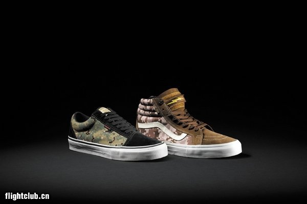 Defcon,x,Vans,Syndicate联名推出  Defcon x Vans Syndicate联名推出“Digital Camo”系列鞋款