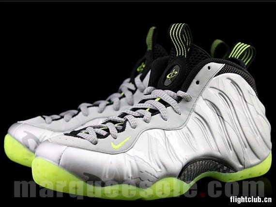 Nike,Foamposite,One,银灰/荧光  Nike Foamposite One 银灰/荧光色发售信息