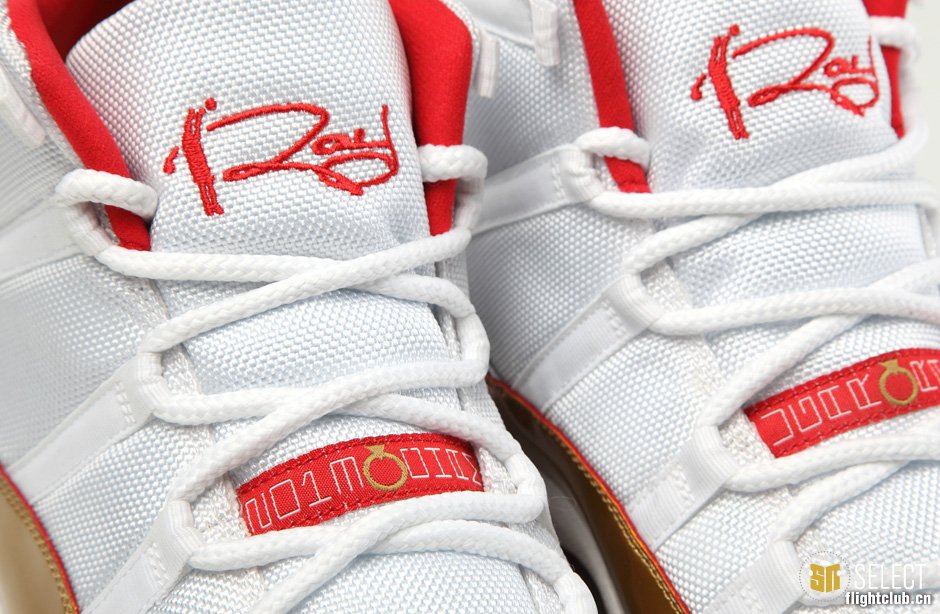 雷阿伦专属Air,Jordan,11,Tw  雷阿伦专属Air Jordan 11 'Two Rings' Championship PE
