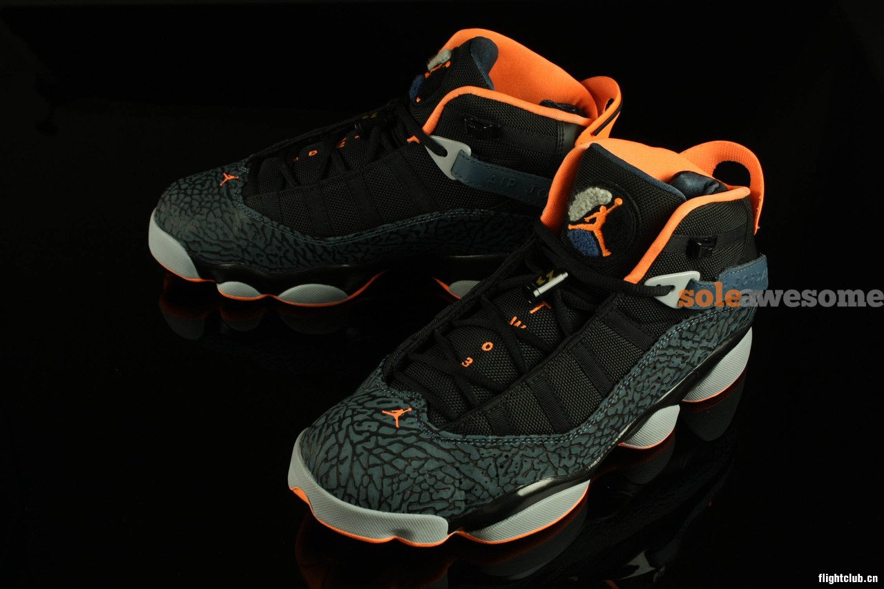 Jordan,Six,Rings,黑/橙配色,实  Jordan Six Rings 黑/橙配色 实物曝光