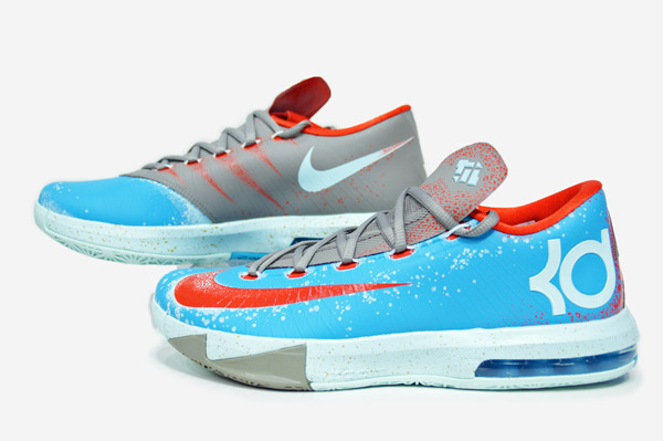 Nike,KD,6,马里兰蓝蟹,实物新  Nike KD 6 马里兰蓝蟹 实物新图