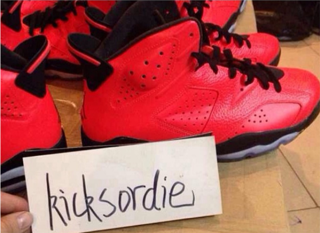 Air,Jordan,VI,Retro,“Toro”,实  2014 款 Air Jordan 6 Retro “Toro” 实物曝光