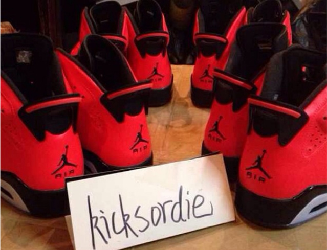 Air,Jordan,VI,Retro,“Toro”,实  2014 款 Air Jordan 6 Retro “Toro” 实物曝光