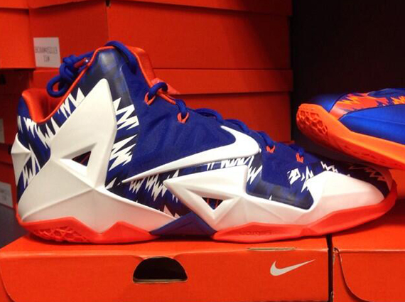 Nike,LeBron,11,佛罗里达大学  Nike LeBron 11 佛罗里达大学短吻鳄队PE 实物曝光