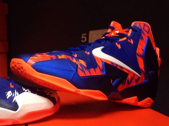 Nike,LeBron,11,佛罗里达大学  Nike LeBron 11 佛罗里达大学短吻鳄队PE 实物曝光