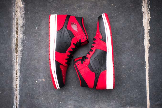 球鞋资讯,球鞋新闻,Nike官  Air Jordan 1 Mid "Bred" 黑红配色即将发售