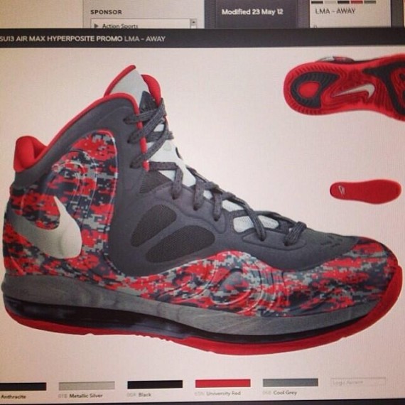 Nike,Air,Max,Hyperposite,阿尔德  Nike Air Max Hyperposite 阿尔德里奇PE 实物曝光