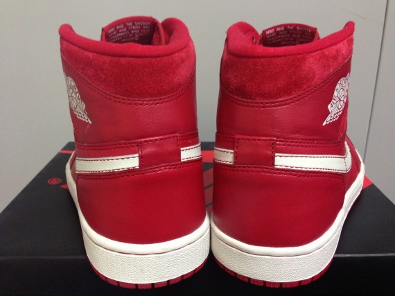 Air,Jordan,1,Retro,High,OG,红白  Air Jordan 1 Retro High OG 红白配色全新实物图