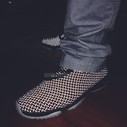 Jordan,Future,反光银/黑/灰  Jordan Future 反光银/黑/灰 上脚效果照